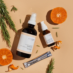 hemp toner with active vitamin C treatment for acne-prone skin