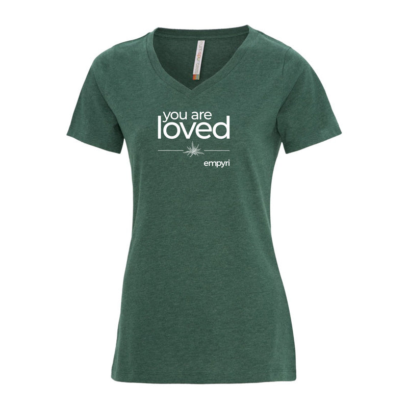 positive intention tee - you are loved - women's