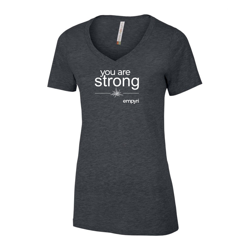 t-shirt intention positive - tu es forte - femme